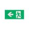 Left Arrow Mile Pictogram | Durable Decal | Clear Directional Guidance | Compatible with elumen MILE by Firebox