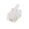 RJ12 6P4C Plug Flat Stranded UTP | 100 Pack | Durable & Reliable by Unbranded