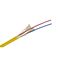 Fibre Duplex Cable 2 Core Singlemode | 2mm Diameter | LSZH Jacket | Yellow by MSS
