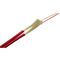 Fibre Duplex Cable 2 Core Singlemode | LSZH Jacket | Red by MSS