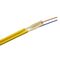 Fibre Duplex Cable 2 Core Singlemode | 3mm Diameter | LSZH Jacket | Yellow by MSS
