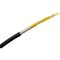 Fibre 6 Core Singlemode Tactical Cable | Indoor/Outdoor Use | Black PU Jacket by MSS