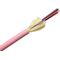 Fibre 12 Core OM4 Indoor/Outdoor Cable | LSZH Jacket | Pink by BrandName