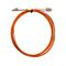 Fibre Patch Lead LC-LC OM4 | 1 Metre Length | Orange LSZH | 2mm Duplex by MSS