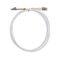 Fibre Patch Lead LC-LC OM4 | 1 Metre | White LSZH | 2mm Duplex by MSS