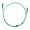 Fibre Patch Lead LC-LC OM3 1 Metre | Aqua LSZH | 2mm Duplex by MSS