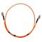Fibre Patch Lead LC-LC OM1 | 3 Metre Length | Orange LSZH | 2mm Duplex by MSS