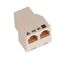 RJ12 Coupler T F-F-F Adapter | Connects Multiple Devices | Compact Design by Unbranded