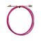 Fibre Patch Lead LC-LC OM4 | 2 Metre Length | Pink LSZH | 2mm Duplex by MSS