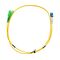 MSS Fibre SCA - LC Singlemode 2 Metre Yellow LSZH 2mm Duplex Fibre Patch Lead