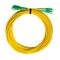 MSS Fibre SCA - SCA Singlemode 10 Metre Yellow LSZH 3mm Duplex Fibre Patch Lead