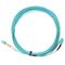 Fibre Patch Lead SC to LC | 10 Metre | OM3 Aqua | 2mm Duplex by MSS