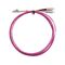 Fibre Patch Lead SC to LC | 5 Metre | OM4 | LSZH 2mm Duplex | Erika Violet by Matchmaster