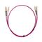 Fibre Patch Lead SC-SC OM4 2 Metre | Erika Violet | LSZH 3mm Duplex by MSS