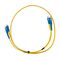 MSS Fibre SC - SC Singlemode 3 Metre Yellow LSZH 3mm Duplex Fibre Patch Lead