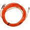 MSS Fibre ST - LC OM1 10 Metre Orange LSZH 2mm Duplex Fibre Patch Lead