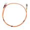 MSS Fibre ST - LC OM1 5 Metre Orange LSZH 2mm Duplex Fibre Patch Lead