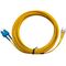 MSS Fibre ST - SC Singlemode 10 Metre Yellow LSZH 3mm Duplex Fibre Patch Lead