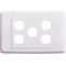 Wall Plate 5 Gang | Durable Design | Easy Installation | Versatile Use by Homeware