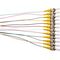 MSS Fibre SM 9um 12-Fibre ST 900um Pigtails - 12 Pack