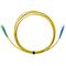 MSS Fibre SCA - SC Singlemode 2 Metre Yellow LSZH 2mm Simplex Fibre Patch Lead