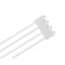 Cable Tie Ty-Rap Identification (ID) Quad Tab 184 x 4.8mm Natural