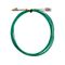 Fibre Patch Lead LC-LC OM4 3 Metre | Green LSZH | 2mm Duplex by MSS