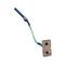 Earthbridge B162, Two Stud, Cable to Solid Round Steel, 70 mm² Stranded, 1,000 mm