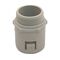 Fittings Adapter Screw to Corrugated PVC 32mm Grey