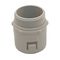 Fittings Adapter Screw to Corrugated PVC 40mm Grey