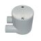 Deep Junction Box Tangential U-Way Entry 25mm Grey