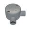 Shallow Junction Box Right Angle Entry 20mm Grey