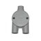 Shallow Junction Box Tangential Y-Way Entry 20mm Grey