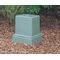 SHORT PILLAR LID NON VENTED GREEN