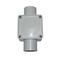 Square Junction Box 2-Way Entry 40mm Grey