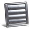 Stainless Steel Gravity Grille | 100mm Duct Size | BAL40 Compliant | Durable Design by Allvent