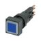 15A Mini Type III Circuit Breaker | IP65 Protection | 30 Million Operations | Blue Pushbutton by Eaton