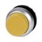 Illuminated Push Button Switch | Yellow Color | Momentary Operation | Titanium Bezel by Eaton