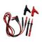 Safety Test Lead Set with Alligator Clips & Probe Pins | Red & Black | Non-Fused Design by Eaton