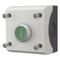 Industrial Control Pushbutton | Momentary Operation | 1 NC & 1 NO Contact | Green Titanium Bezel by Eaton