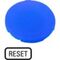 Eaton M22 Reset Button Plate | Flat Blue Design | Compact Size | Durable for Industrial Use by Eaton