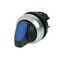Illuminated Selector Switch | Maintained 2-Position | Thumb-Grip Actuator | Blue by Eaton