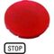 Eaton M22 Red Emergency Stop Button Plate | Compact Design | Durable Construction | Industrial Use by Eaton