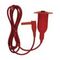 Line Probe with Alligator Clip | 3m Length | Red Color & Compatible with Model 3128 by Eaton