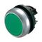 Illuminated Pushbutton Actuator | Green LED | Flush Momentary Operation | Durable Titanium Bezel by Eaton