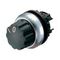 Eaton M22 Selector Switch | Rotary Head with 2 Positions | Titanium Bezel | Durable Design by Eaton
