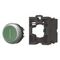 Momentary Pushbutton Switch | Green Color | Titanium Bezel & N/O Contact | Eaton