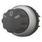 Eaton M22 Rotary Selector Switch | Momentary Action | 3 Positions | Titanium Bezel by Eaton