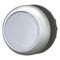 Illuminated Pushbutton Actuator | Maintained Operation | Flush Design | White with Titanium Bezel by Eaton