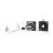 Lockable Door Handle for PKE Series | IP65 Protection | 3 Padlock Capability | Black by Eaton